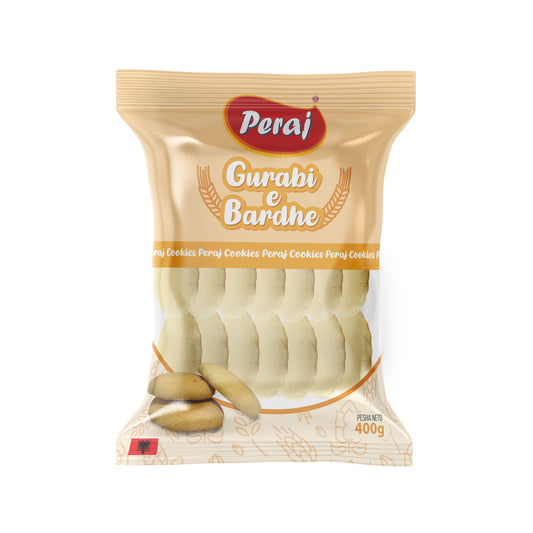 PERAJ- White Traditional Cookie / Gurabie 400g