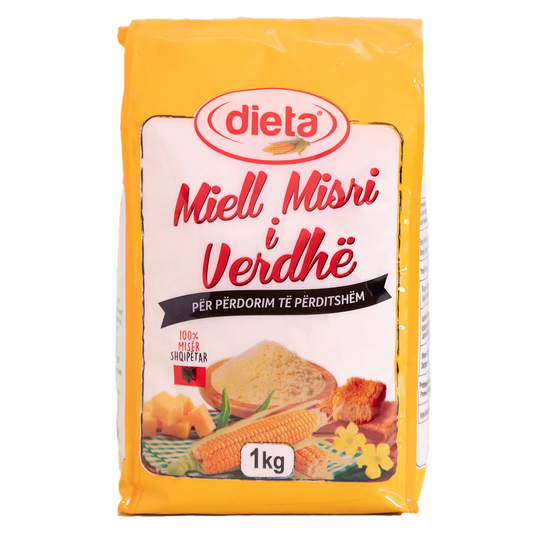 Dieta - Yellow Corn Flour/ Miell Misri i Verdhë 1KG | 100% Bio & Organic