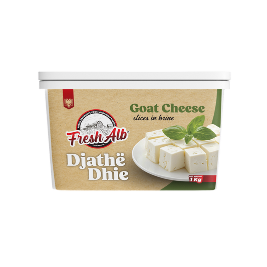 FreshAlb- Djathë i bardhë Dhie në shëllirë 1KG * ORGANIC GOAT *