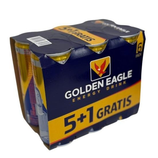 Golden Eagle - Energy drink 5 + 1 Gratis (6cope) 0.250ml