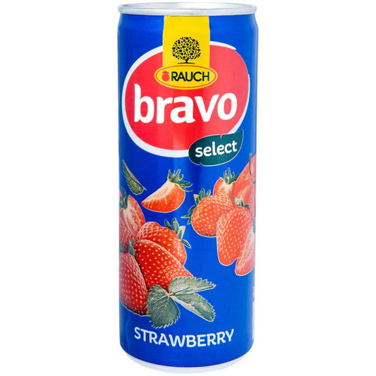 BRAVO - Strawberry Juice 24PCS X 250ml