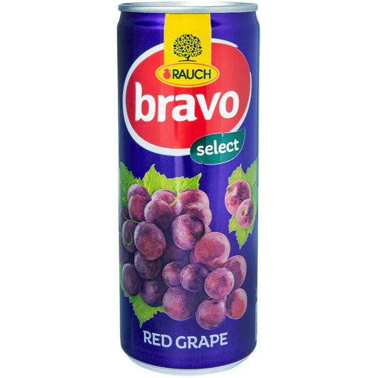 BRAVO Grape Juice CAN 0.250ml