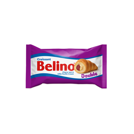 BELINO DOUBLE Cherry & Cream Croissant 80gr