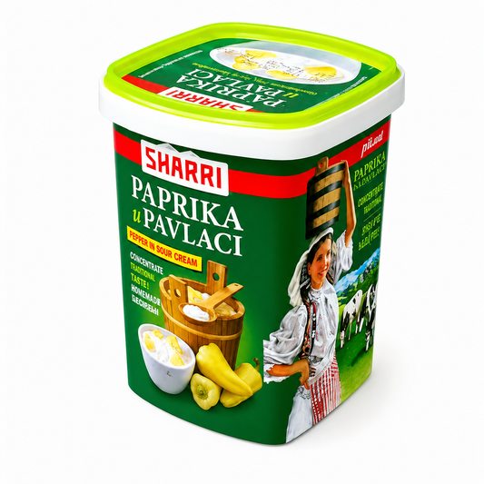 SHARRI- Speca me Salcë Kosi | Peppers in Sour Cream 400GR