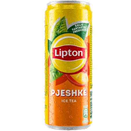 LIPTON- Ice Tea Can PEACH/Pjeshke 0.330ml ( Albanian Flavour)