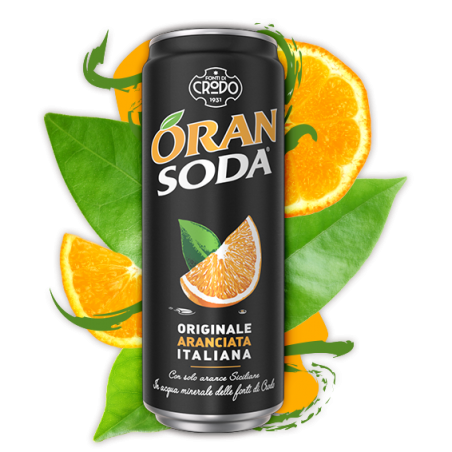 Fonti Di Crodo- Orange SODA- 0.330ml