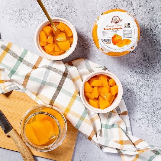 FreshAlb - Komposto Pjeshke | Peach Compote 540g