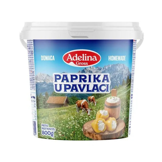 ADELINA Paprika in Sour Cream ( Speca me Ajke ) 800gr