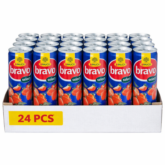 BRAVO - Strawberry Juice 24PCS X 250ml